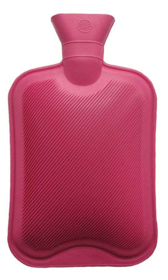strawberry pink rubber hot water bottle